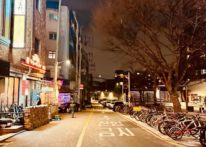 Horus 합정3분, 홍대8분,신촌10분, 동대문20분, 명동10분, Yg, Bp, Bts, 무료짐보관제공 서울특별시